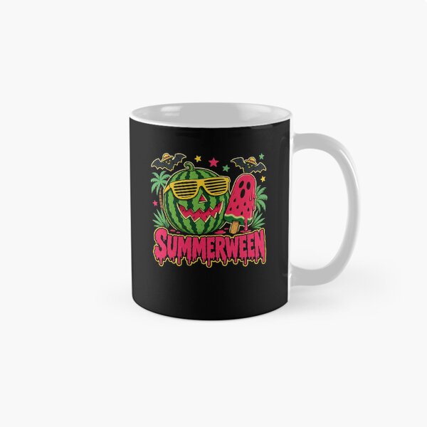 Item preview, Happy Summerween Summer Watermelon Halloween Jack-o-Lantern designed and sold by clothesy7.