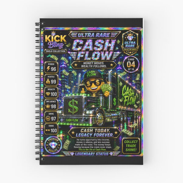 Item preview, Kick Bling Emojis Collection  Cash Flow #4 Trading Card T-Shirt designed and sold by Accessgrantedco.