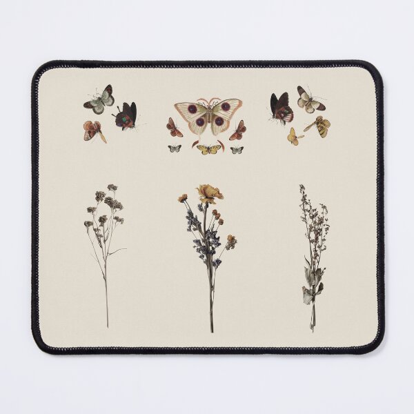Item preview, Dark Botanical Butterflies – Vintage Flowers & Moths Collage designed and sold by Zuo-Shop.