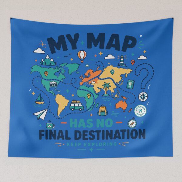 Item preview, My Map Has No Final Destination designed and sold by fadilow.
