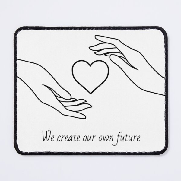Item preview, We Create Our Own Future Line Art designed and sold by minimalist1vibe.