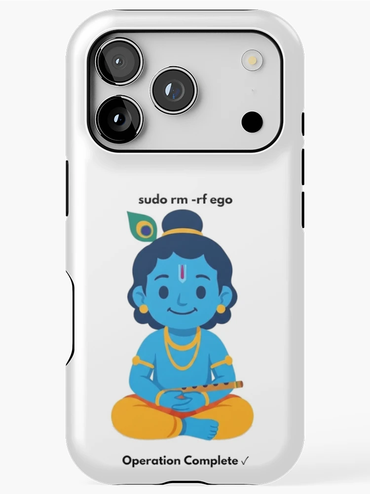 Thumbnail 1 of 4, iPhone Case, sudo rm -rf ego | Linux Developer Sticker | Tech Humor designed and sold by BhaktiByte.