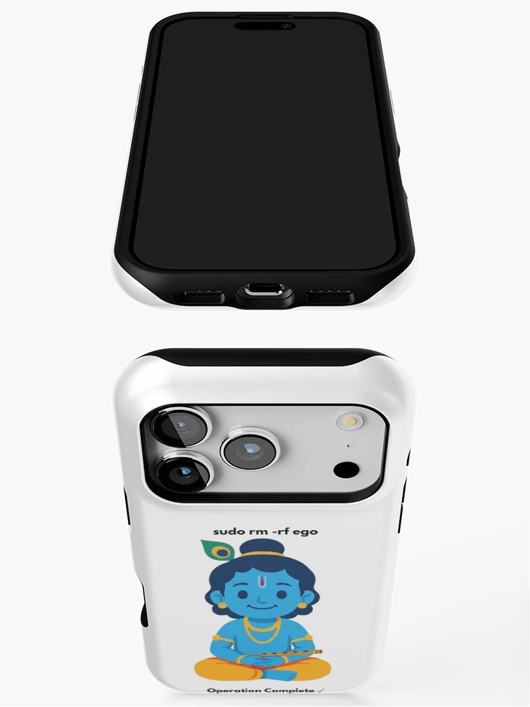 Thumbnail 3 of 4, iPhone Case, sudo rm -rf ego | Linux Developer Sticker | Tech Humor designed and sold by BhaktiByte.