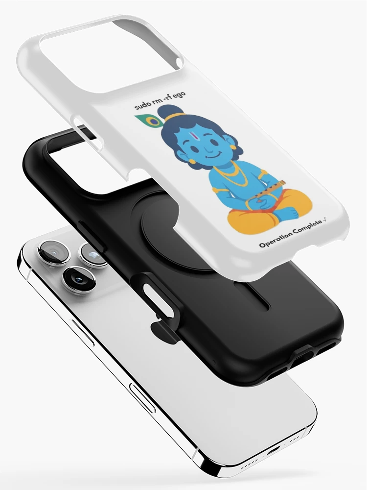 Thumbnail 2 of 4, iPhone Case, sudo rm -rf ego | Linux Developer Sticker | Tech Humor designed and sold by BhaktiByte.