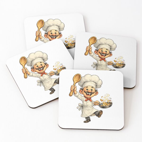 Item preview, Chef Cartoon designed and sold by AlexLineArt.