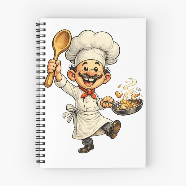 Item preview, Chef Cartoon designed and sold by AlexLineArt.