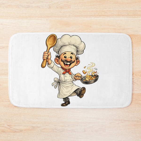 Item preview, Chef Cartoon designed and sold by AlexLineArt.
