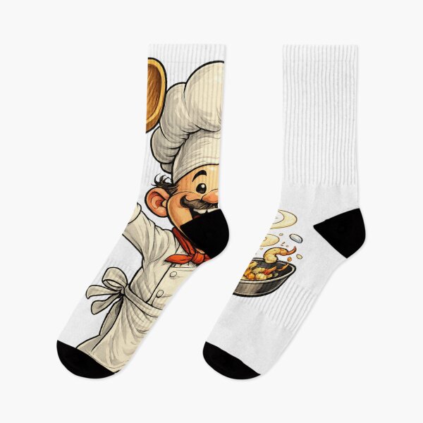 Item preview, Chef Cartoon designed and sold by AlexLineArt.