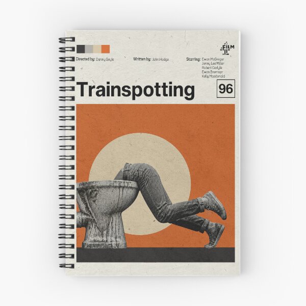 Item preview, Trainspotting — Minimalist Mid-Century Modern Editorial Art Print designed and sold by A Film I Once Saw.