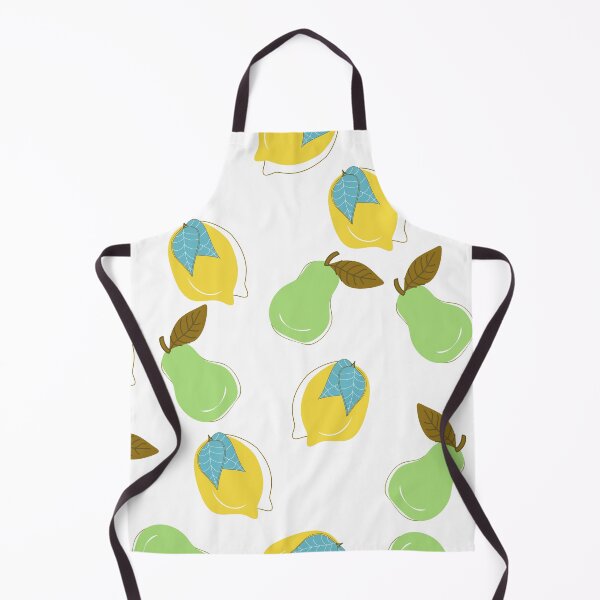 Item preview, Seamless Pattern with Lemons and Pears, Cute Hand Drawn Fruit Background, Modern Botanical  pattern designed and sold by TaniaArtDesign.