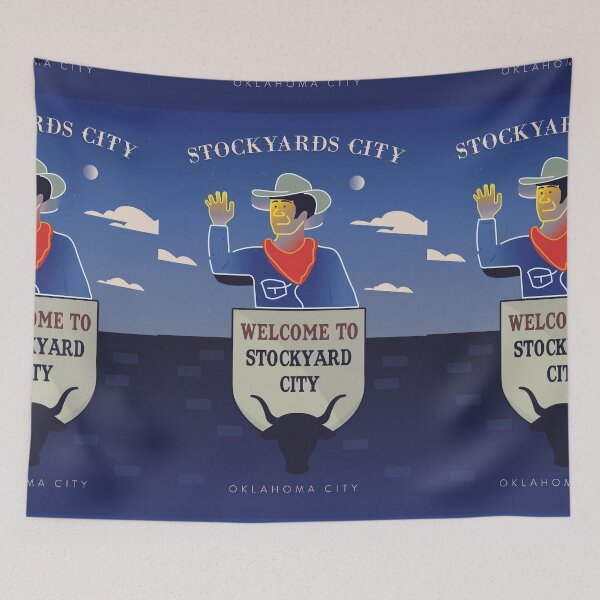 Item preview, Oklahoma Stockyards City  designed and sold by alicemwolf.