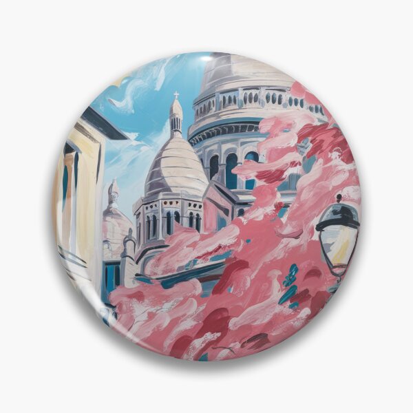 Item preview, Montmartre Paris Travel Poster – Impressionist Painting  designed and sold by CARRAANN.