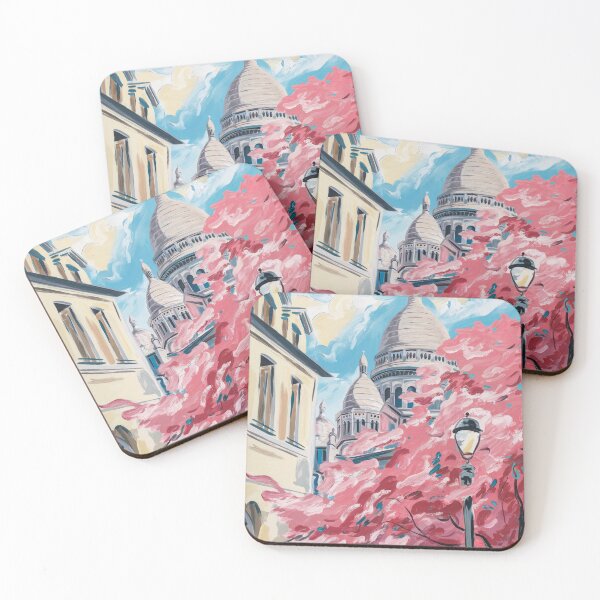 Item preview, Montmartre Paris Travel Poster – Impressionist Painting  designed and sold by CARRAANN.