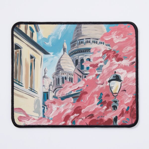 Item preview, Montmartre Paris Travel Poster – Impressionist Painting  designed and sold by CARRAANN.