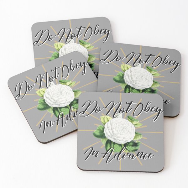 Item preview, Do Not Obey In Advance designed and sold by TheBloomingCat.