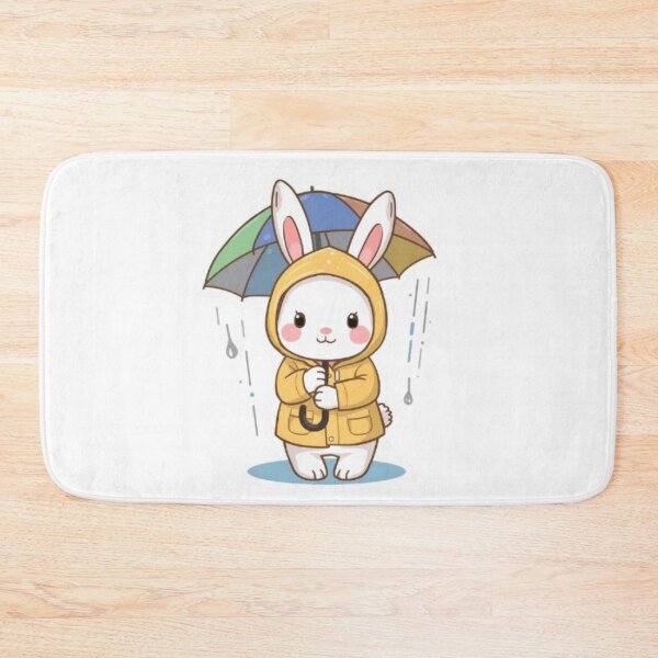 Item preview, Cute Rainy Bunny Kawaii Sticker | Adorable Rabbit with Umbrella designed and sold by Stylestickers55.