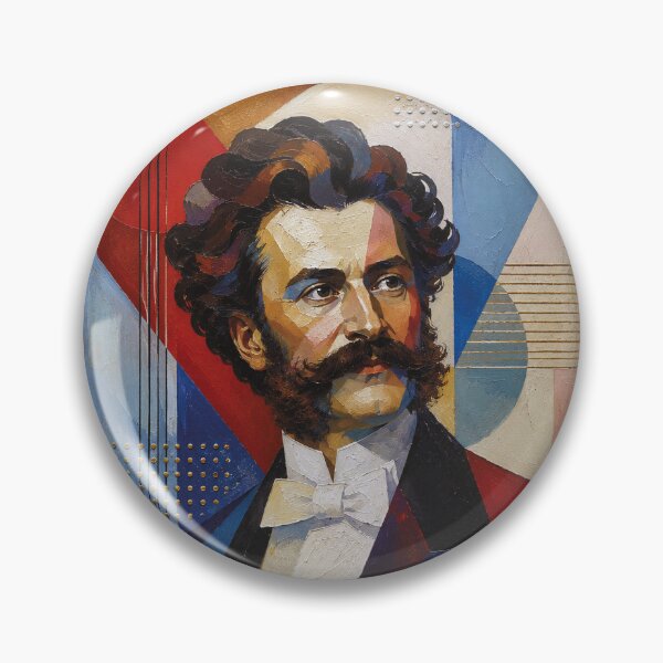 Item preview, Johann Strauss portrait painting. designed and sold by GalleryKauffeld.