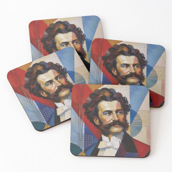 Item preview, Johann Strauss portrait painting. designed and sold by GalleryKauffeld.