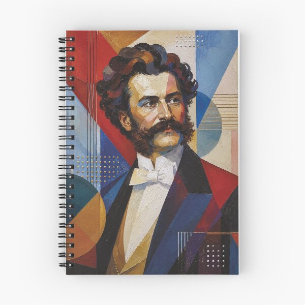 Item preview, Johann Strauss portrait painting. designed and sold by GalleryKauffeld.