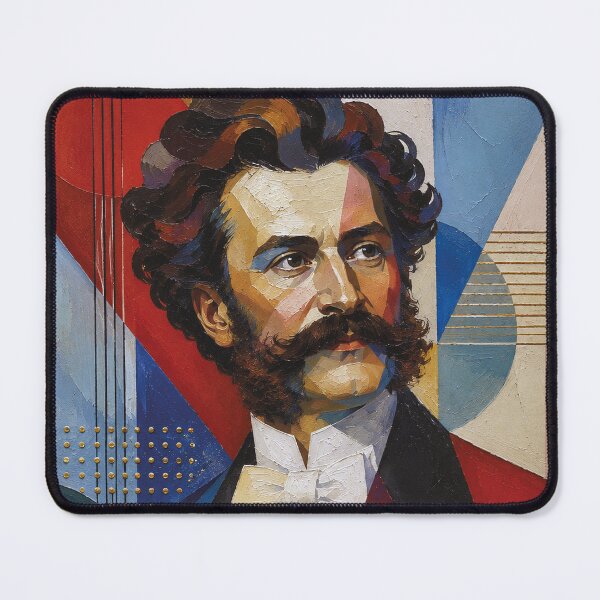 Item preview, Johann Strauss portrait painting. designed and sold by GalleryKauffeld.