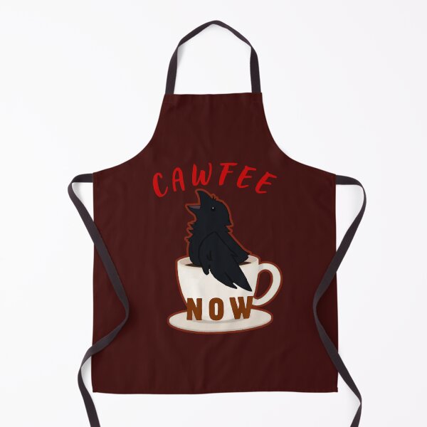 Item preview, Cawfee Now Funny Crow in Coffee Cup designed and sold by glowvim.