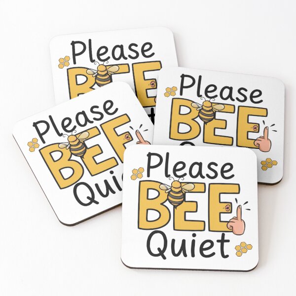 Item preview, Please Bee Quiet designed and sold by ArcticFoxStudio.