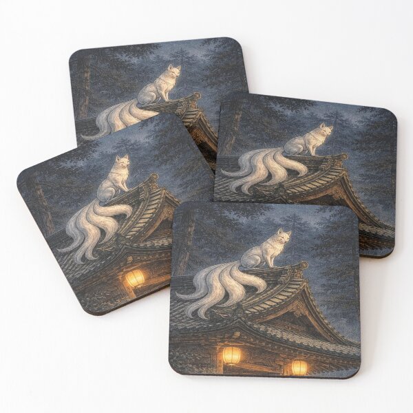 Item preview, Kitsune Upon the Shrine Roof  designed and sold by pelangiindah.