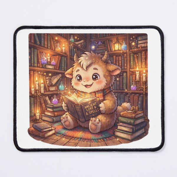 Item preview, Mr Cozy Monster in the  Library designed and sold by freezer765.