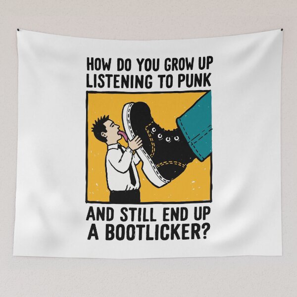 Item preview, Grow Up Listening To Punk And End Up A Bootlicker designed and sold by sXe-art.
