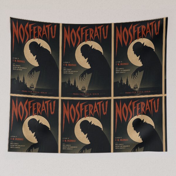 Item preview, Nosferatu (1922) – Art Deco Silent Film Tribute Poster designed and sold by Grand Illusions.