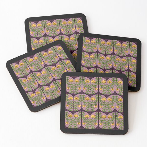 Item preview, Yellow Cottage Flowers on Violet designed and sold by Katno66.