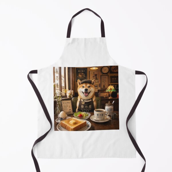 Item preview, Shibanoya Morning Set – Retro Shiba Café designed and sold by Shibanoya.