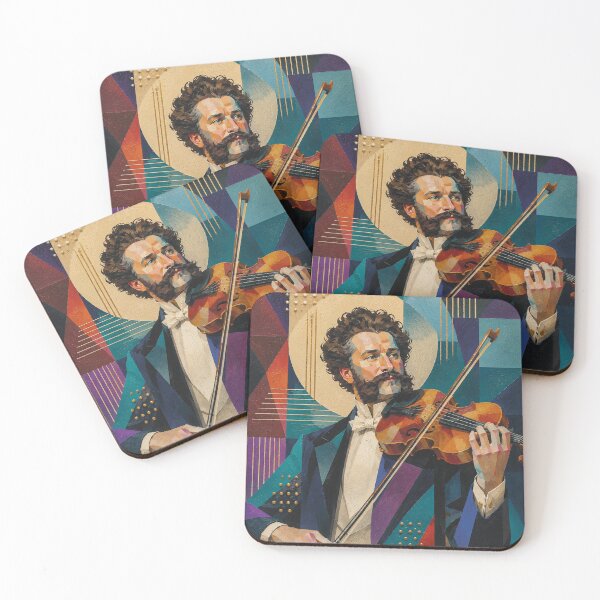 Item preview, Composer Johann Strauss portrait painting. designed and sold by GalleryKauffeld.