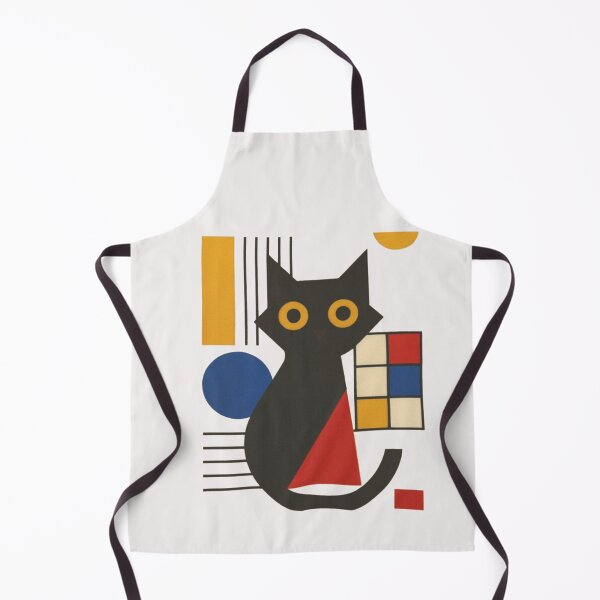 Item preview, Mondrian Cat Abstract Geometric Art designed and sold by Gbriel3.