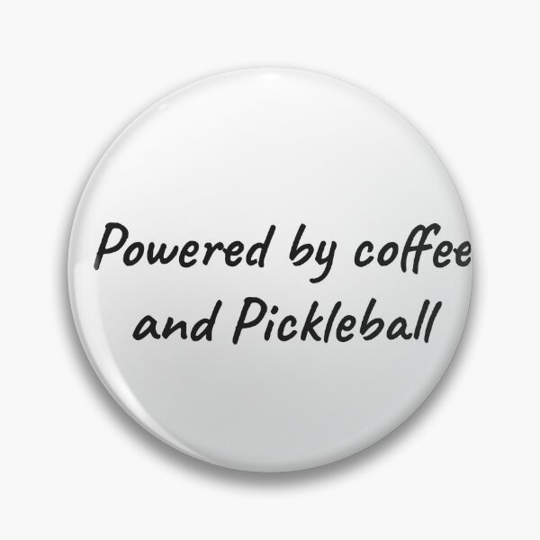 Item preview, Powered by coffee and Pickleball  designed and sold by LemonlyTees.
