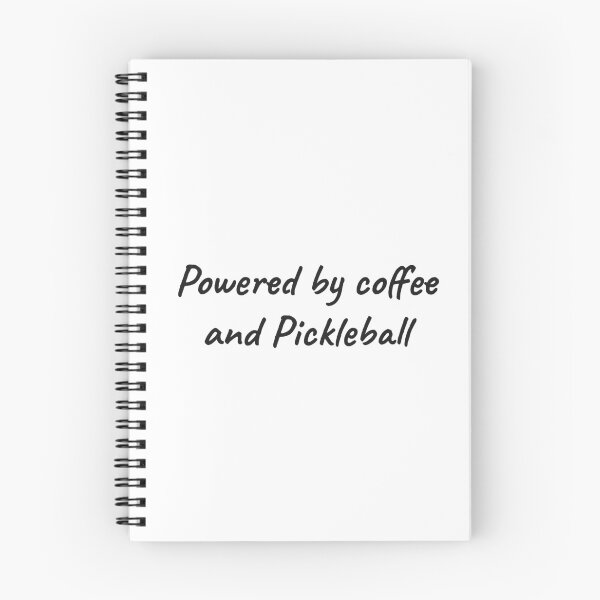 Item preview, Powered by coffee and Pickleball  designed and sold by LemonlyTees.
