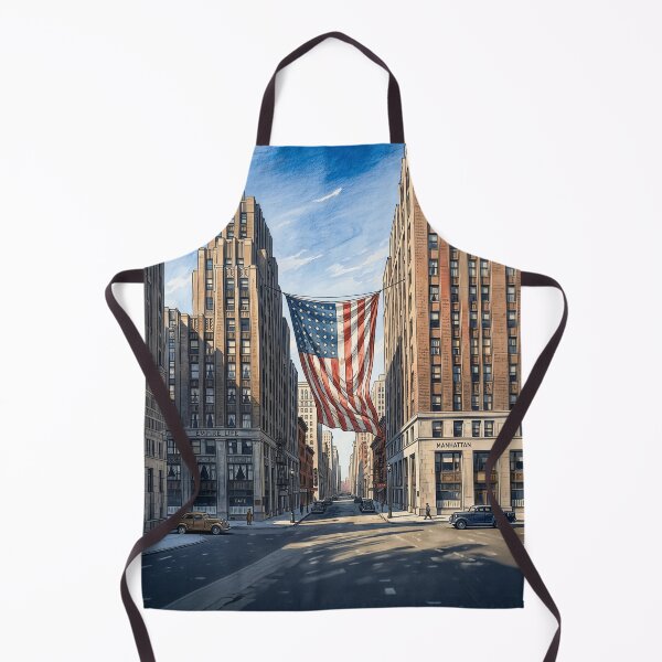 Aperçu de l'œuvre American Flag Illustration créée et vendue par Home Decor Art.
