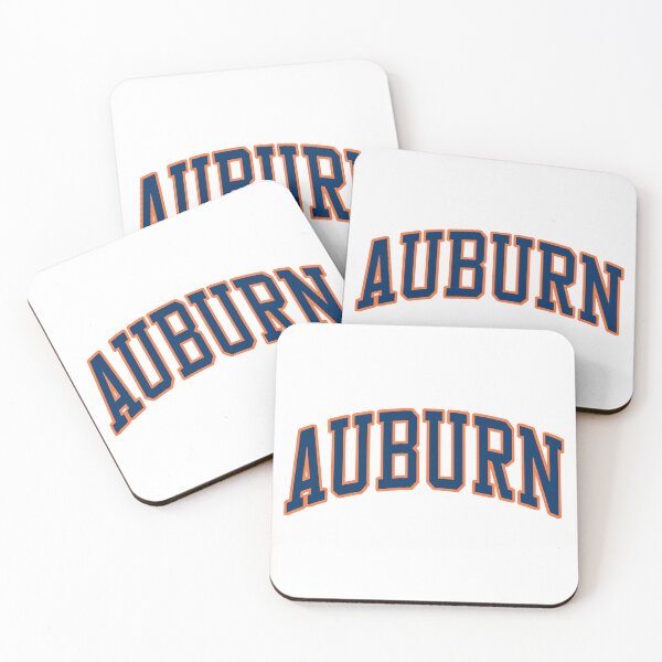 Item preview, Auburn Tigers Classic Navy & Orange Varsity Arc Text designed and sold by Hewstyle.