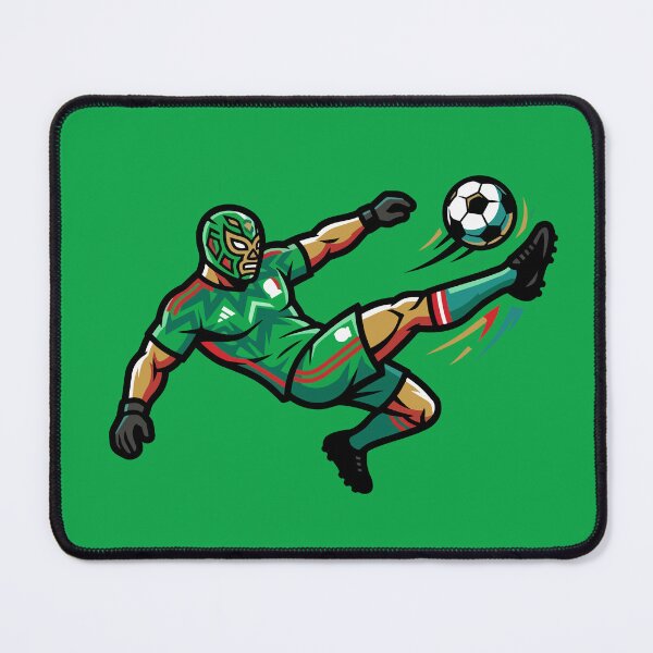 Item preview, El Futbolero Luchador | Mexican Soccer Fan Art designed and sold by On Target Sports.
