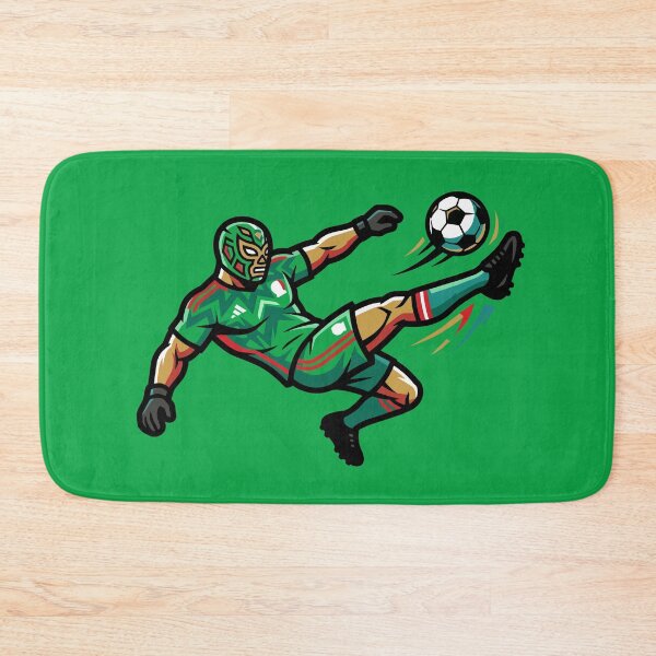 Item preview, El Futbolero Luchador | Mexican Soccer Fan Art designed and sold by On Target Sports.