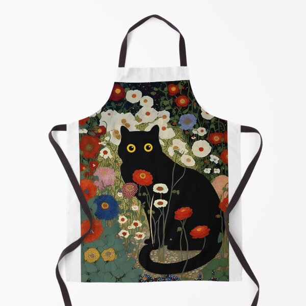 Item preview, Gustav Klimt Black Cat designed and sold by PurrfectHome.