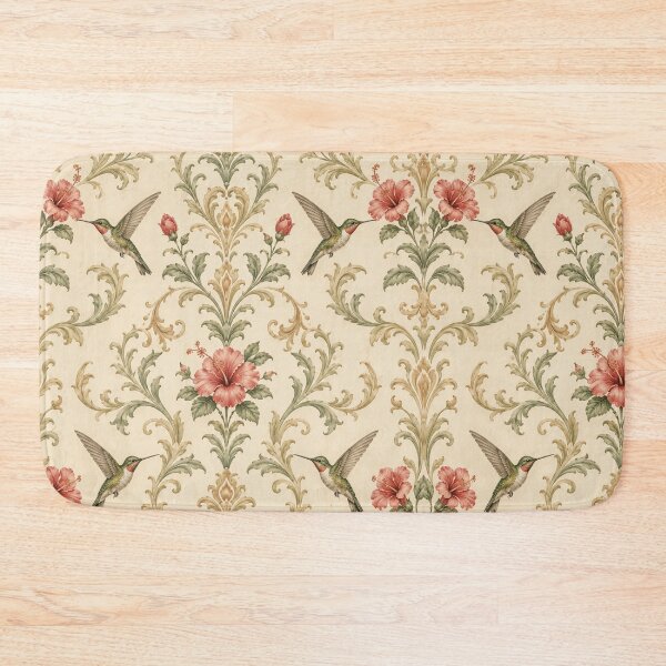 Item preview, Hummingbird damask designed and sold by P.L.U.T.O.