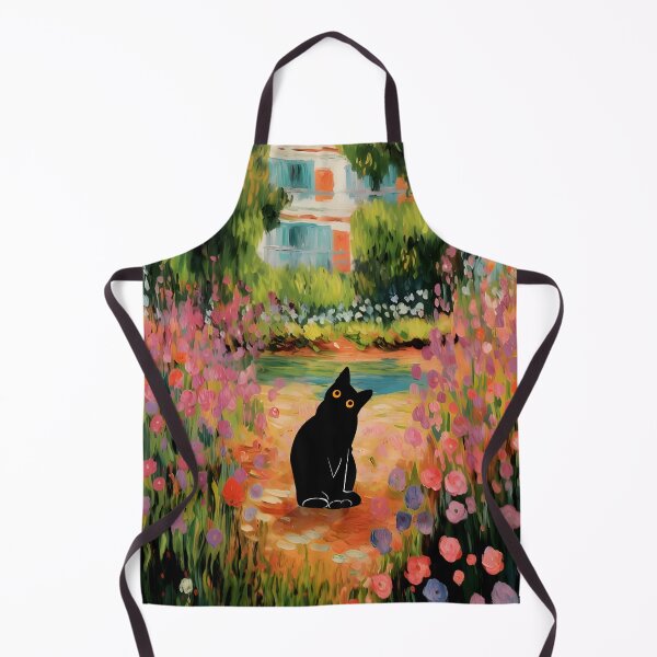 Item preview, Klimt Style Garden Cat | Cat Klimt in Flowers Garden designed and sold by PurrfectHome.
