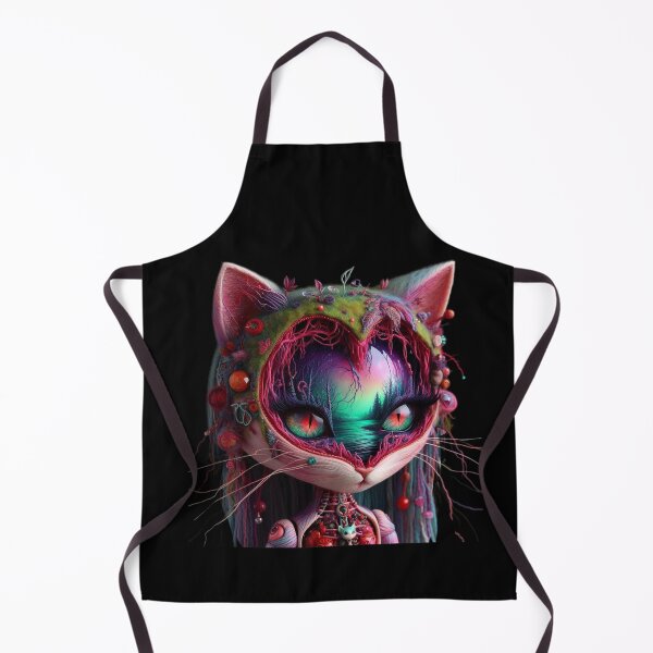 Item preview, Heart of the Forest – Heart Shaped Face Big Eyed Cat designed and sold by LujziWorld.