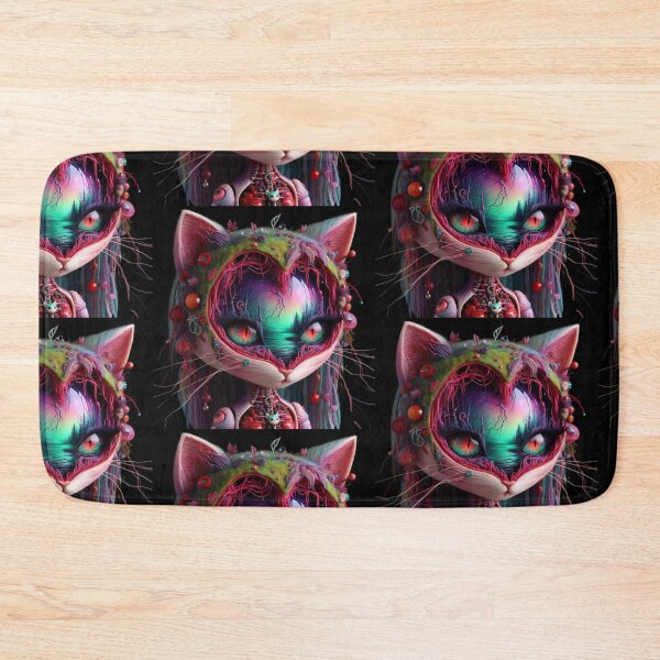 Item preview, Heart of the Forest – Heart Shaped Face Big Eyed Cat designed and sold by LujziWorld.