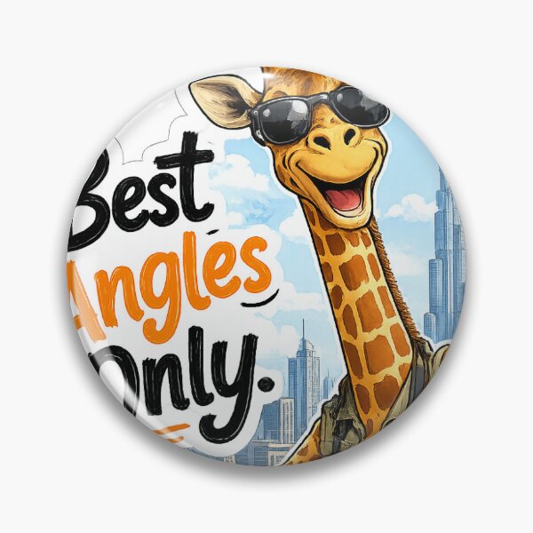 Item preview, Giraffe taking tall selfies designed and sold by Raj Studio.