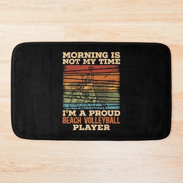 Item preview, Beach Volleyball Morning Is Not My Time Beachball designed and sold by tshirtconcepts.