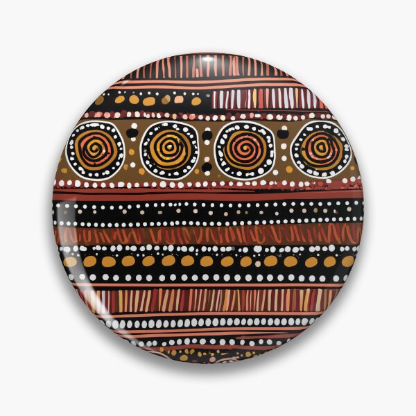 Item preview, Aboriginal Inspired Dot Art - Australian Tribal Wall Painting designed and sold by GrinGalore.