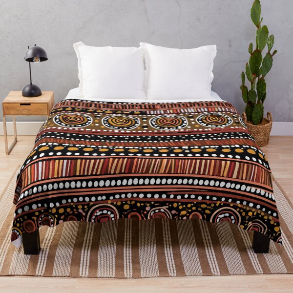Item preview, Aboriginal Inspired Dot Art - Australian Tribal Wall Painting designed and sold by GrinGalore.