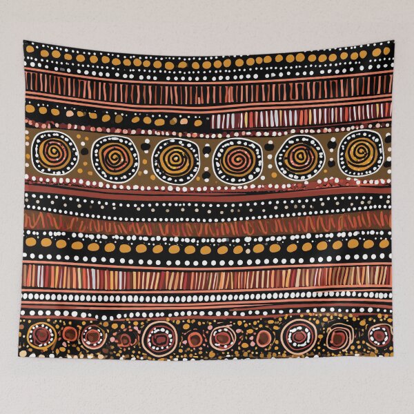 Item preview, Aboriginal Inspired Dot Art - Australian Tribal Wall Painting designed and sold by GrinGalore.